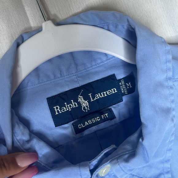 Ralph Lauren Light Blue Casual Button-Down Shirt - Picture 3 of 13